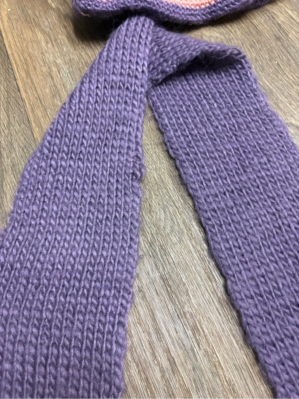 Bling Hat and Scarf set Purple.